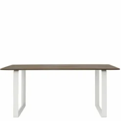 70/70 Eettafel Gerookt Massief Eiken