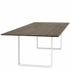 70/70 Eettafel Gerookt Massief Eiken