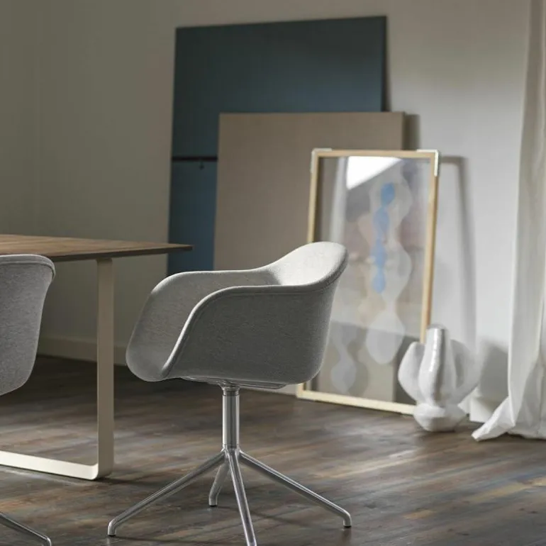 70/70 Eettafel Gerookt Massief Eiken