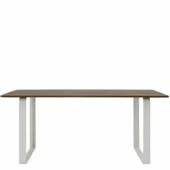 70/70 Eettafel Gerookt Massief Eiken