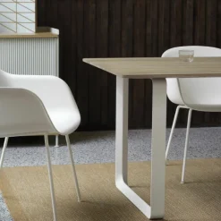 70/70 Gefineerd Eiken Eettafel