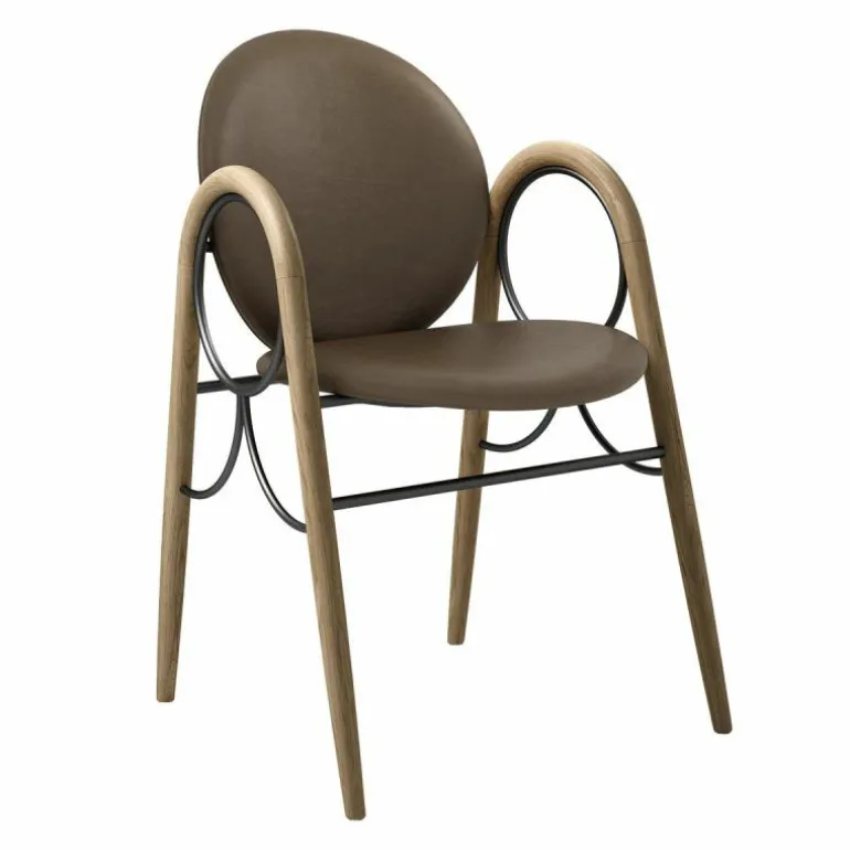 Arkade Stoel Geolied Eiken