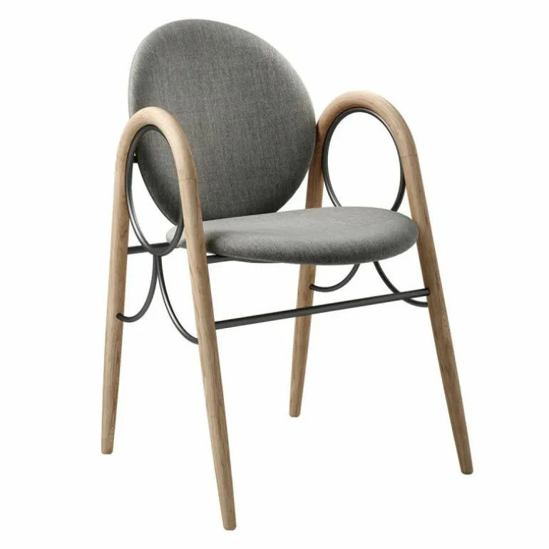 Arkade Stoel Geolied Eiken