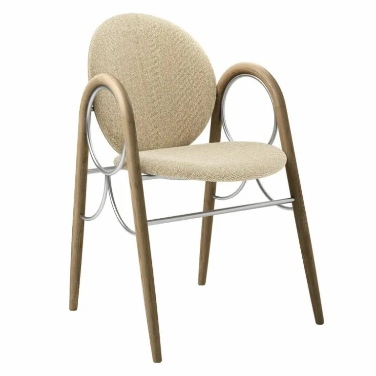 Arkade Stoel Geolied Eiken