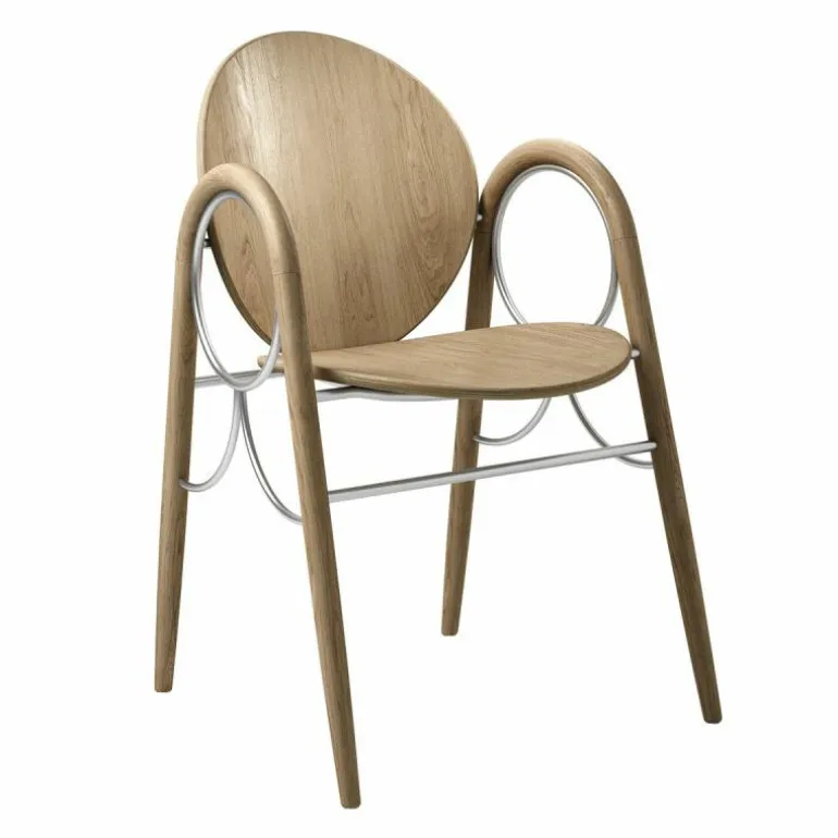 Arkade Stoel Geolied Eiken