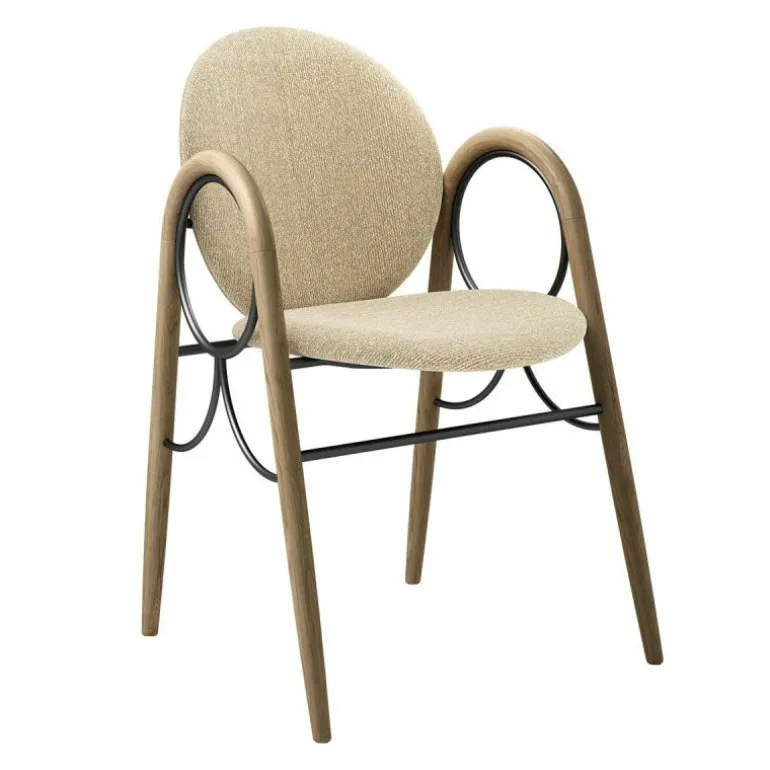 Arkade Stoel Geolied Eiken