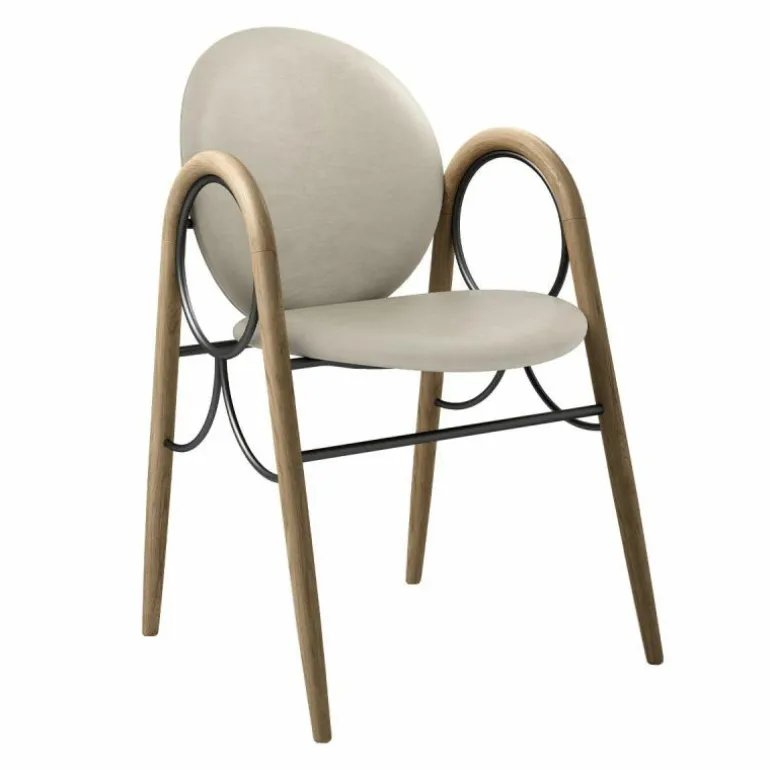 Arkade Stoel Geolied Eiken