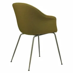 Bat Stoel Gestoffeerd Antiek Messing Onderstel