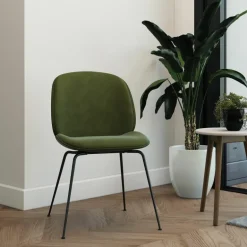 Beetle Stoel, mat zwart onderstel