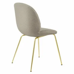 Beetle Stoel, semi-mat messing onderstel