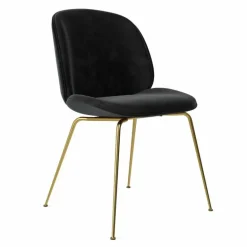 Beetle Stoel, semi-mat messing onderstel