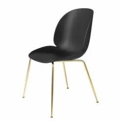 Beetle Stoel Un-upholstered Brass Base