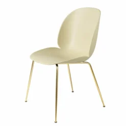 Beetle Stoel Un-upholstered Brass Base