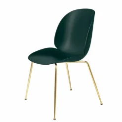 Beetle Stoel Un-upholstered Brass Base