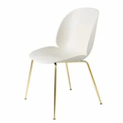 Beetle Stoel Un-upholstered Brass Base