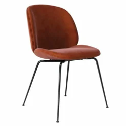 Beetle Stoel, zwart chroom onderstel