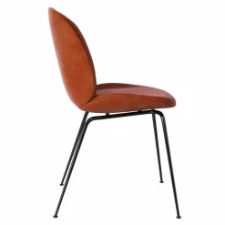 Beetle Stoel, zwart chroom onderstel