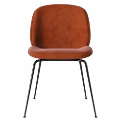 Beetle Stoel, zwart chroom onderstel