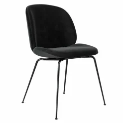 Beetle Stoel, zwart chroom onderstel