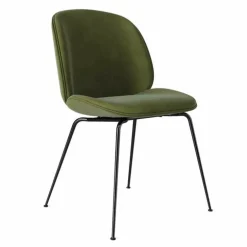 Beetle Stoel, zwart chroom onderstel