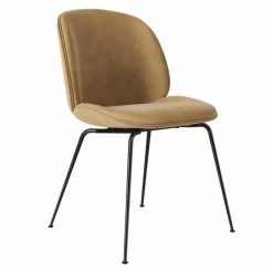 Beetle Stoel, zwart chroom onderstel