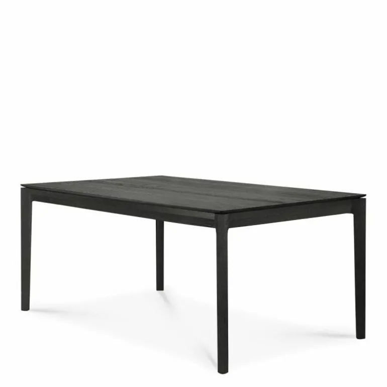 Bok Eettafel Uitschuifbaar Eiken Zwart