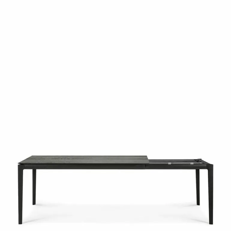 Bok Eettafel Uitschuifbaar Eiken Zwart