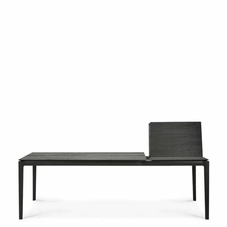 Bok Eettafel Uitschuifbaar Eiken Zwart