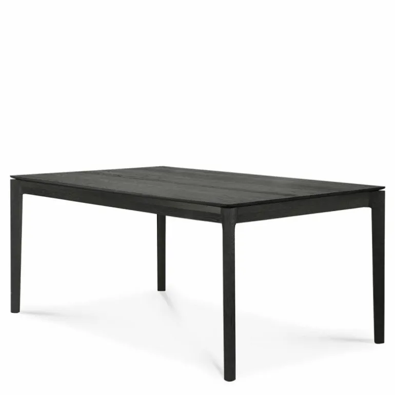 Bok Eettafel Uitschuifbaar Eiken Zwart