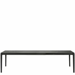 Bok Eettafel Uitschuifbaar Eiken Zwart