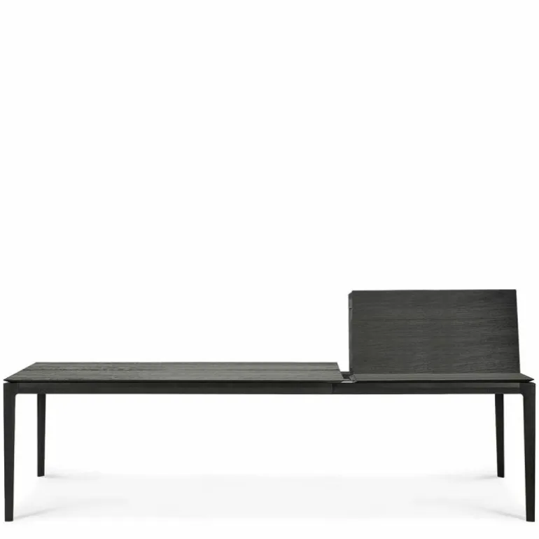 Bok Eettafel Uitschuifbaar Eiken Zwart