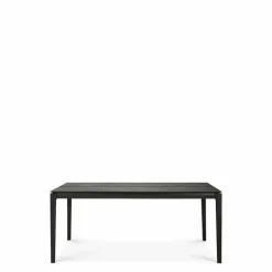 Bok Eettafel Uitschuifbaar Eiken Zwart