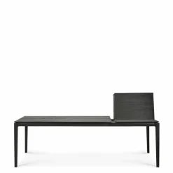 Bok Eettafel Uitschuifbaar Eiken Zwart