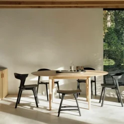 Bok Eettafel Uitschuifbaar Rond