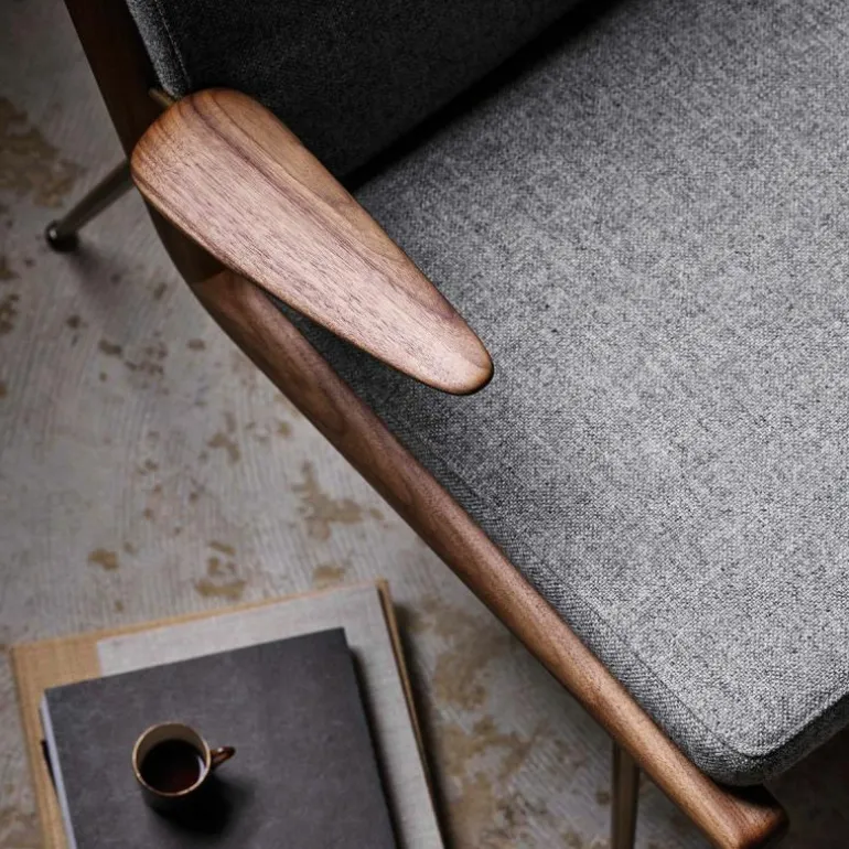 Boomerang HM2 Messing Fauteuil