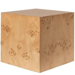Burl Cube Bijzettafel