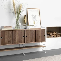 Cabinet with Sliding Doors