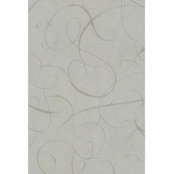 Calligraphy Bird Behang Ash