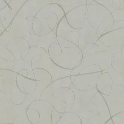 Calligraphy Bird Behang Ash