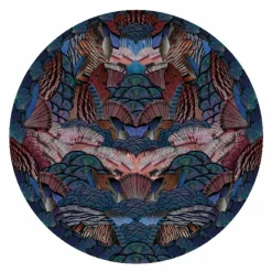 Calligraphy Bird Vloerkleed