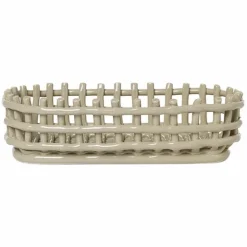 Ceramic Basket Ovaal