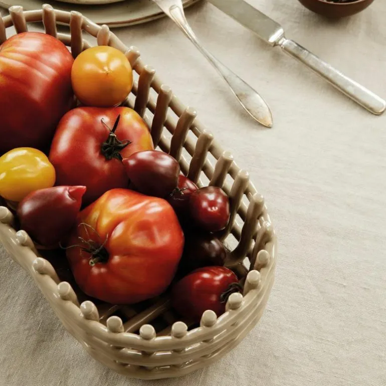 Ceramic Basket Ovaal