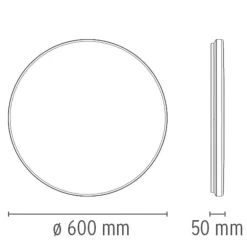 Clara Plafond- en Wandlamp