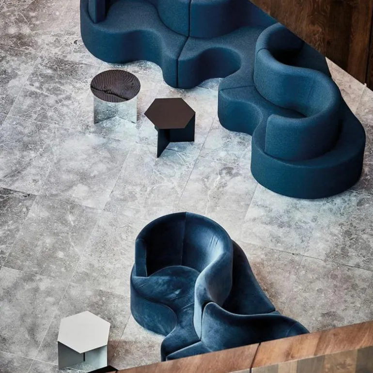 Cloverleaf Sofa Gestoffeerd