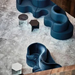 Cloverleaf Sofa Gestoffeerd