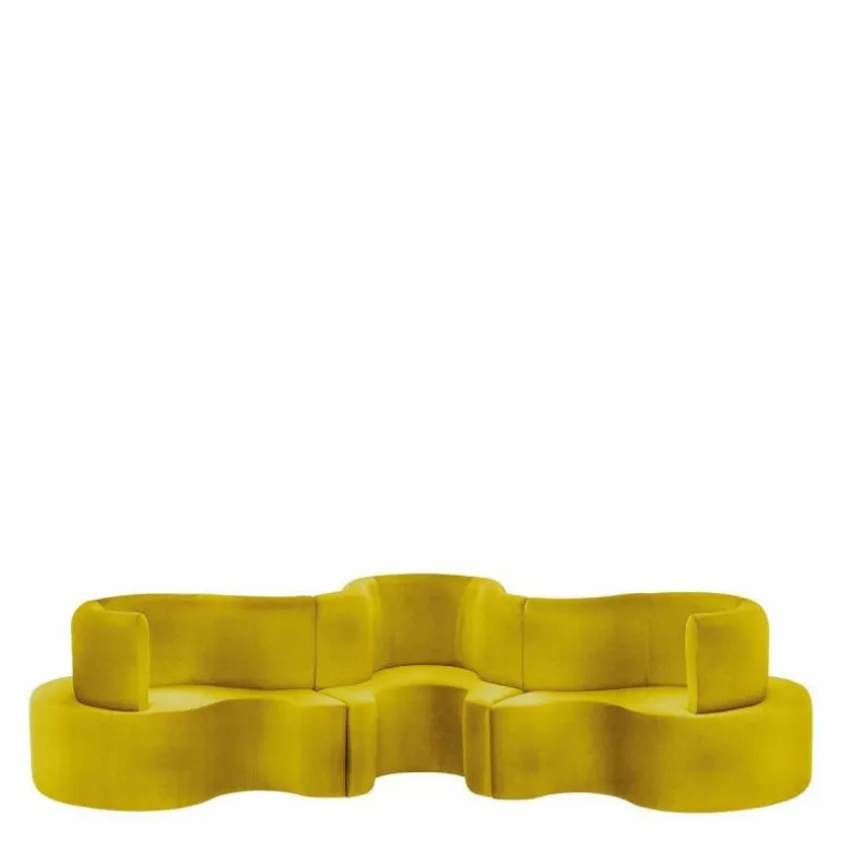 Cloverleaf Sofa Gestoffeerd