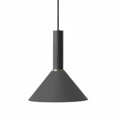 Collect Cone Zwart High Hanglamp