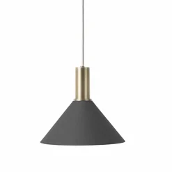 Collect Cone Zwart Low Hanglamp