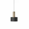 Collect Disc Zwart Low Hanglamp