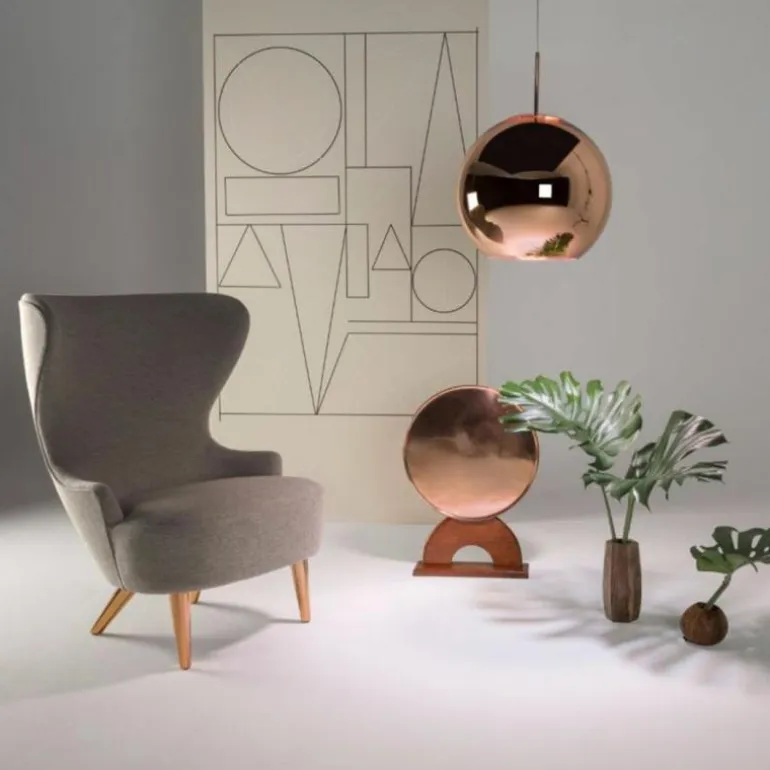 Copper Round Ø25 Hanglamp